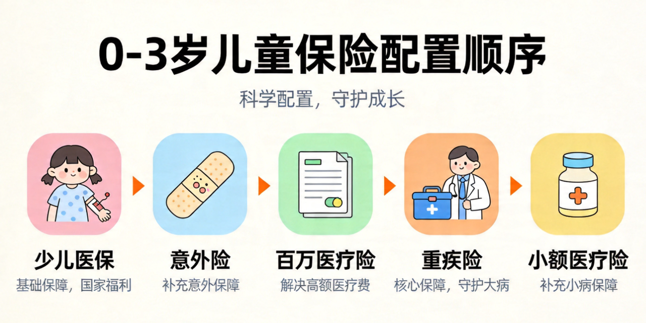 <b>给娃买保险，别再乱花钱了！3 岁前最该买的 2 种，漏了第 2 种等于白买！</b>