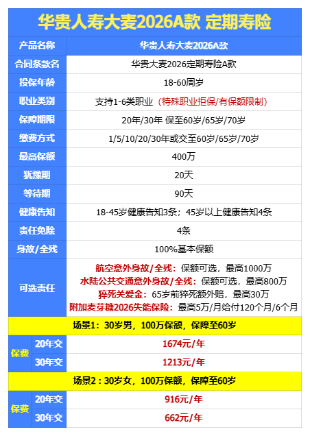 <b>5 月必看｜2026 家庭保障搭配：定期寿险 + 意外险这样买不踩坑！</b>