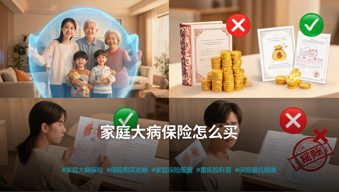 家庭大病保险怎么买