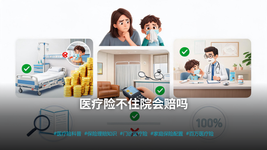 医疗险不住院会赔吗